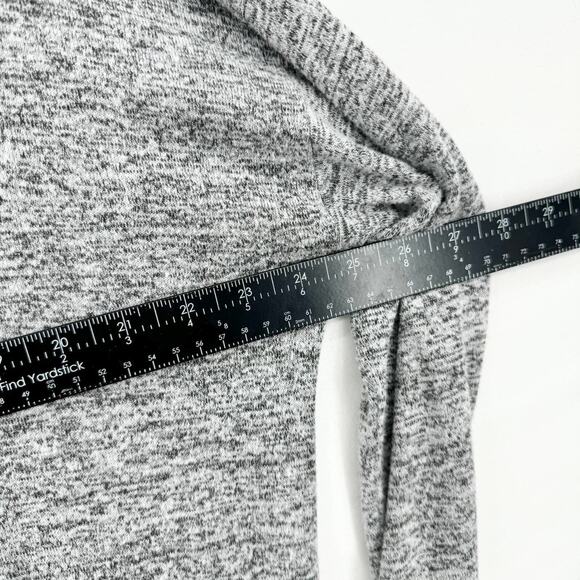 ATHLETA Sweater Women Size XS Heather Grey Mindful Soft Pullover Crewneck Ribbed - Picture 3 of 6
